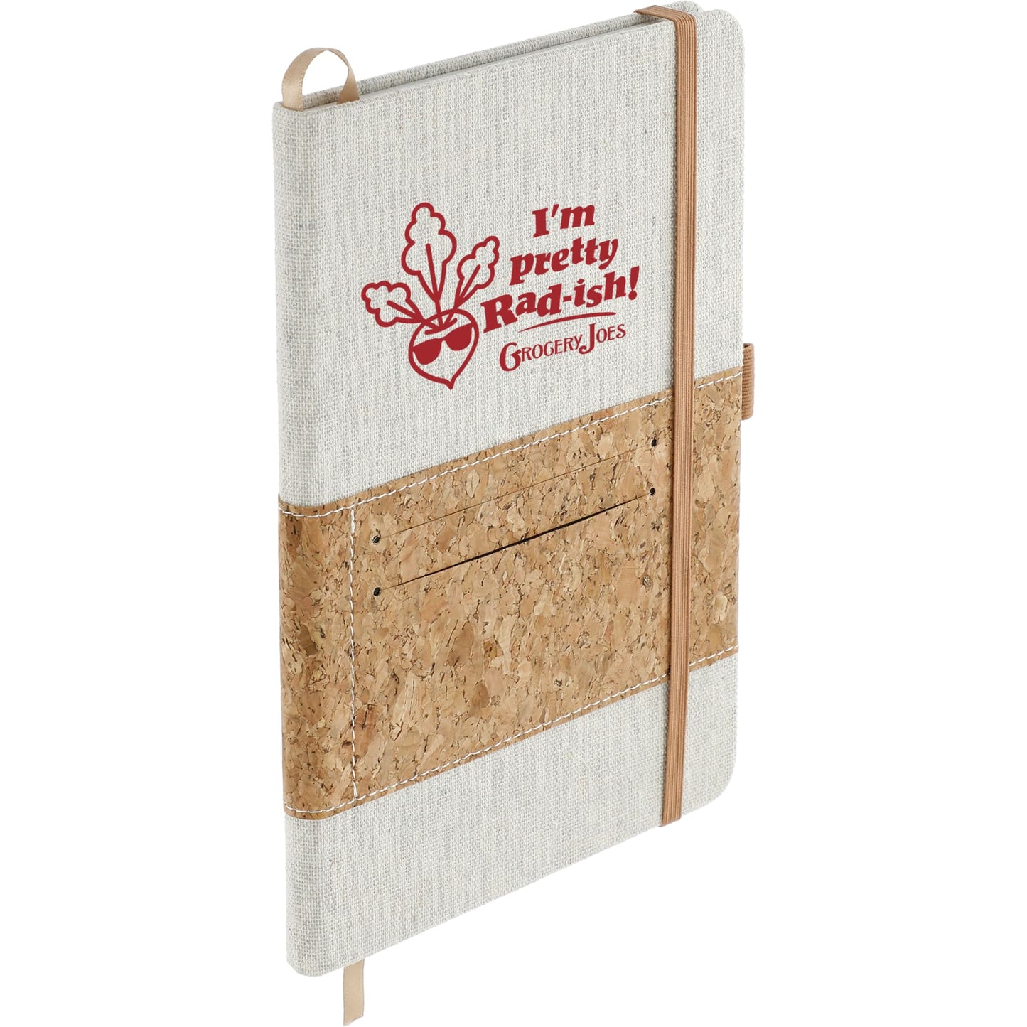 5.5" x 8.5" FSC® Mix Recycled Cotton Cork Notebook