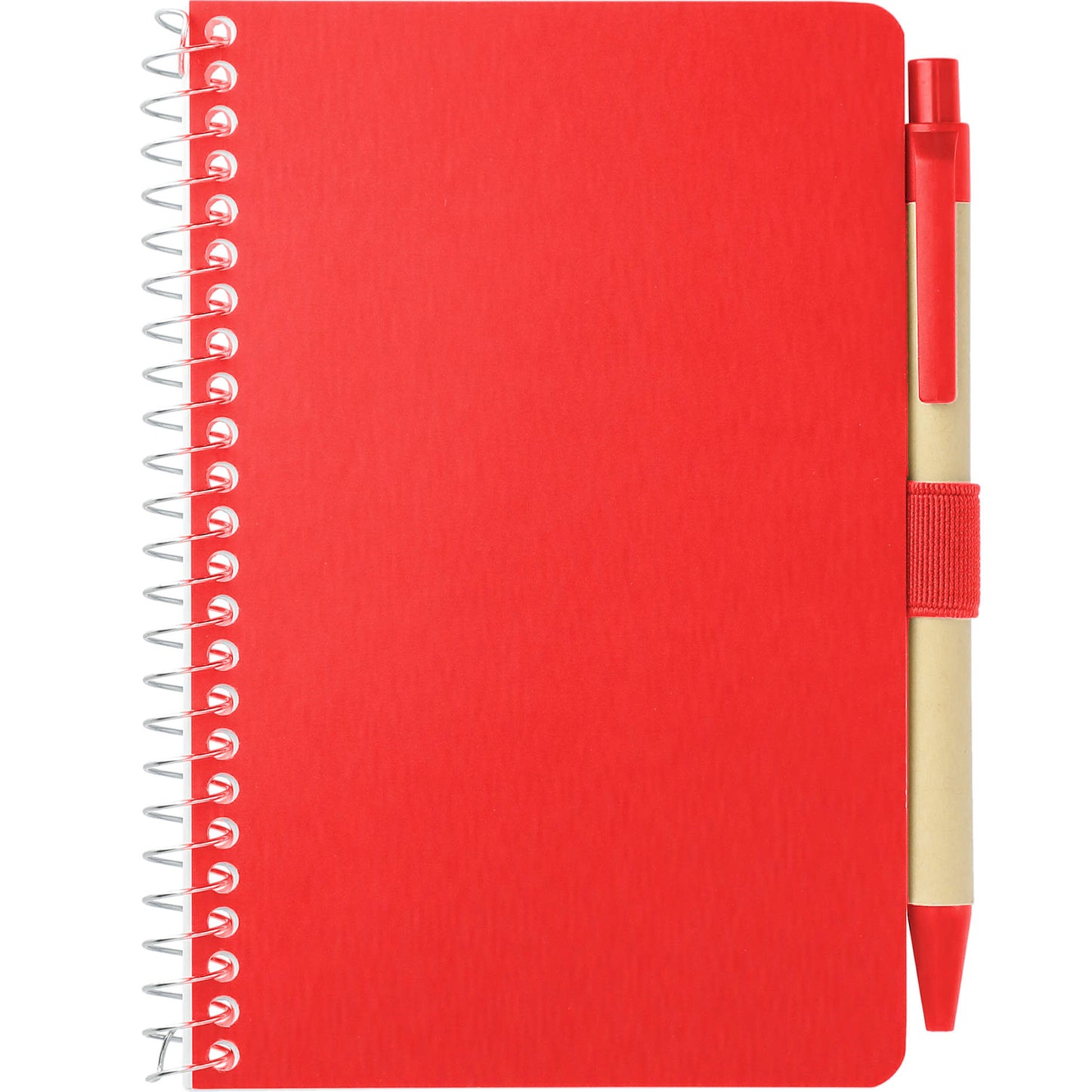 4" x 6" FSC® Mix Pocket Spiral Notebook with Pen