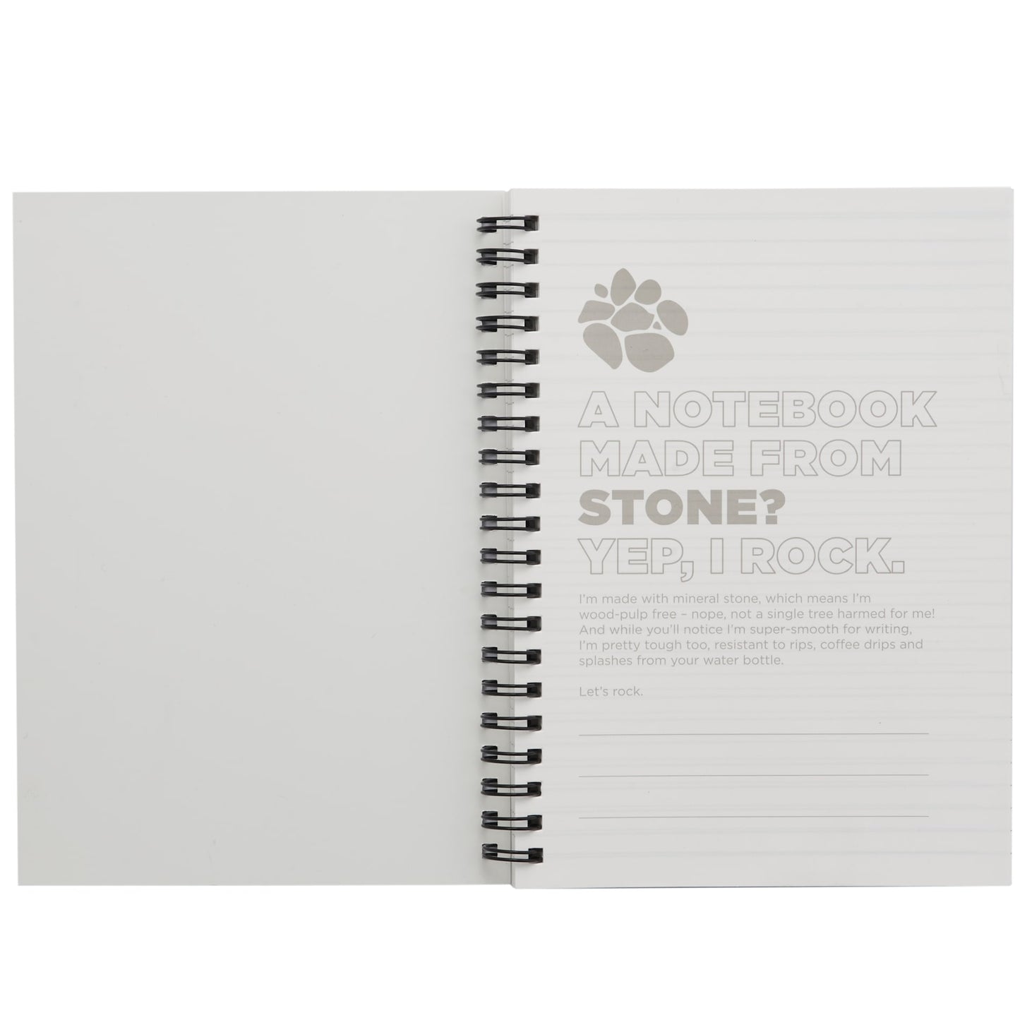 5” x 7” Mineral Stone Field Spiral  Notebook