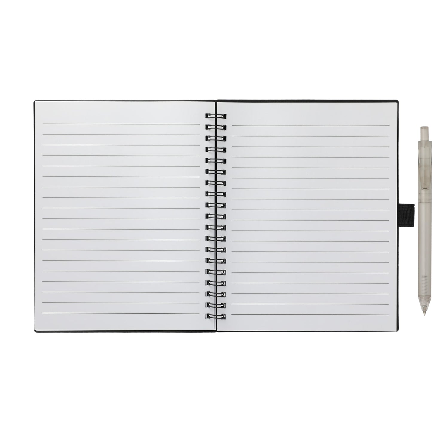 5.5” x 7” FSC® Recycled Spiral Notebook w/ RPET Pe