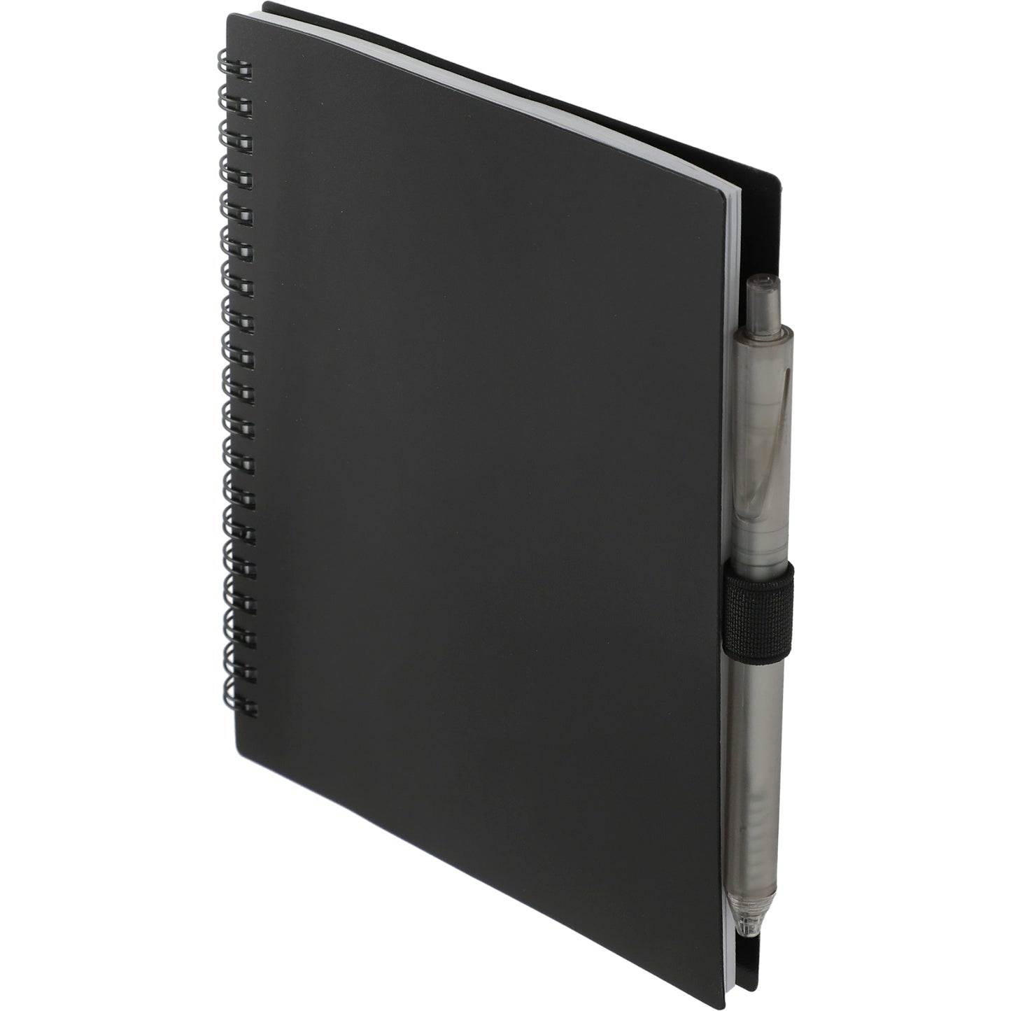 5.5” x 7” FSC® Recycled Spiral Notebook w/ RPET Pe