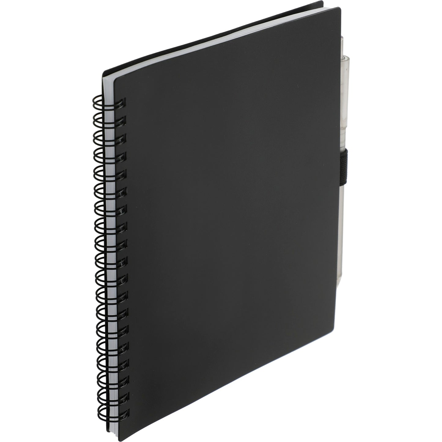 5.5” x 7” FSC® Recycled Spiral Notebook w/ RPET Pe