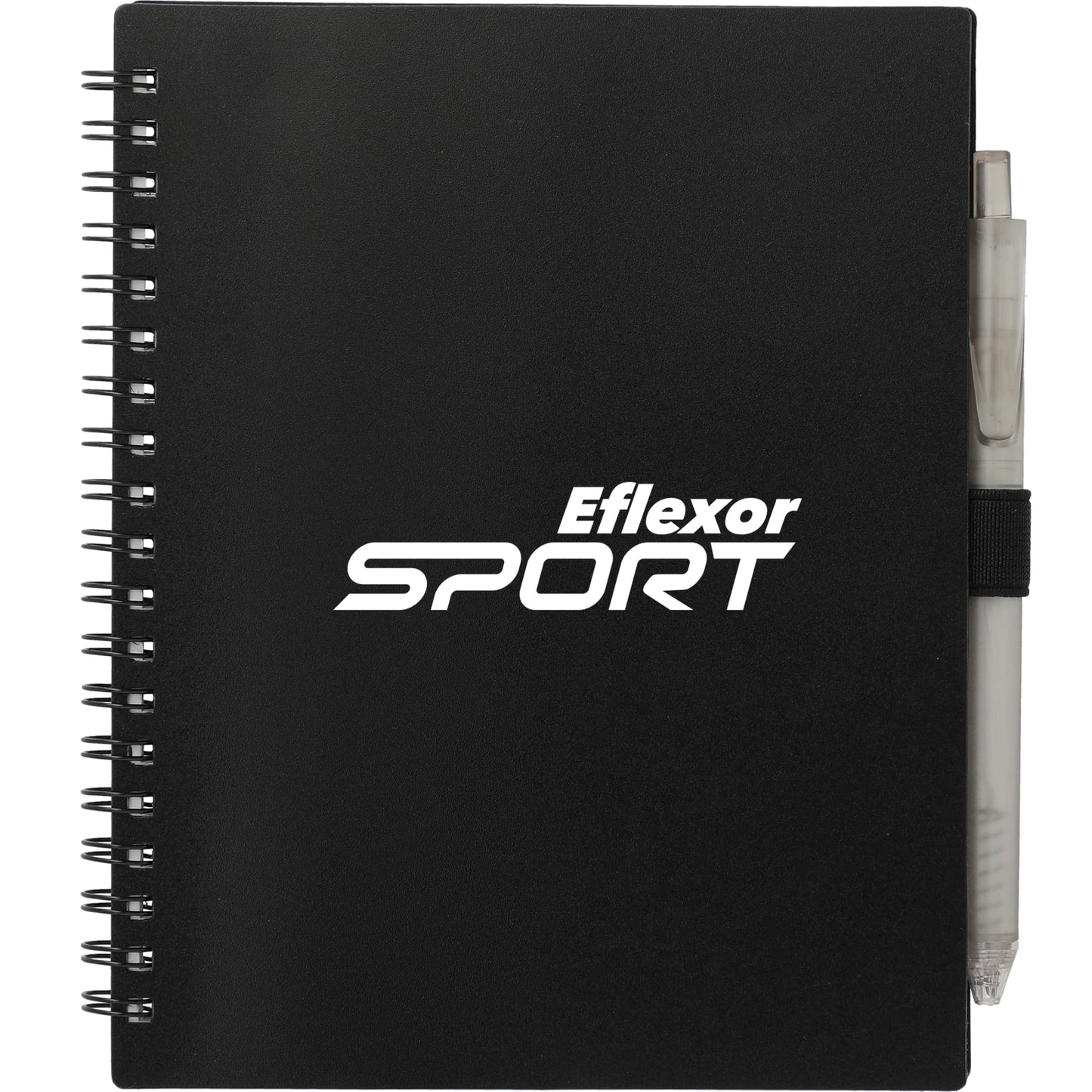 5.5” x 7” FSC® Recycled Spiral Notebook w/ RPET Pe