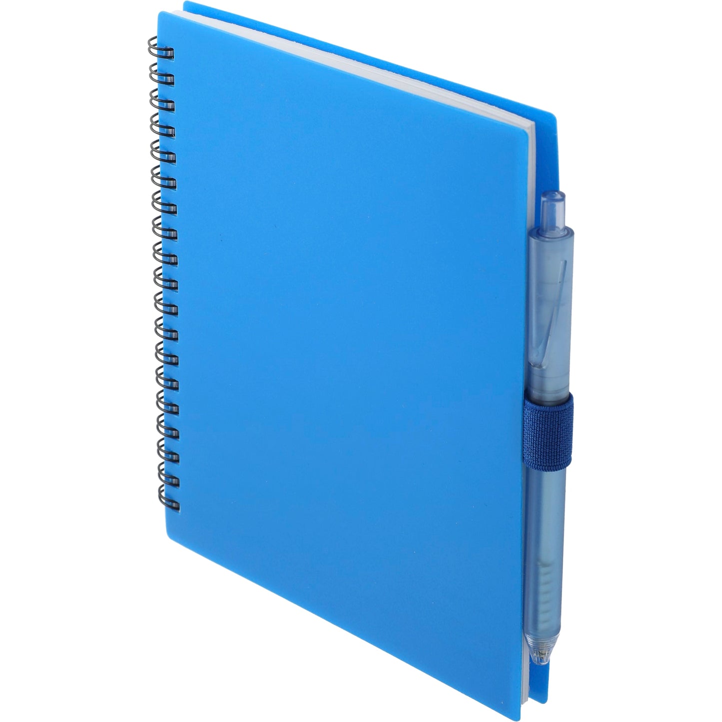 5.5” x 7” FSC® Recycled Spiral Notebook w/ RPET Pe