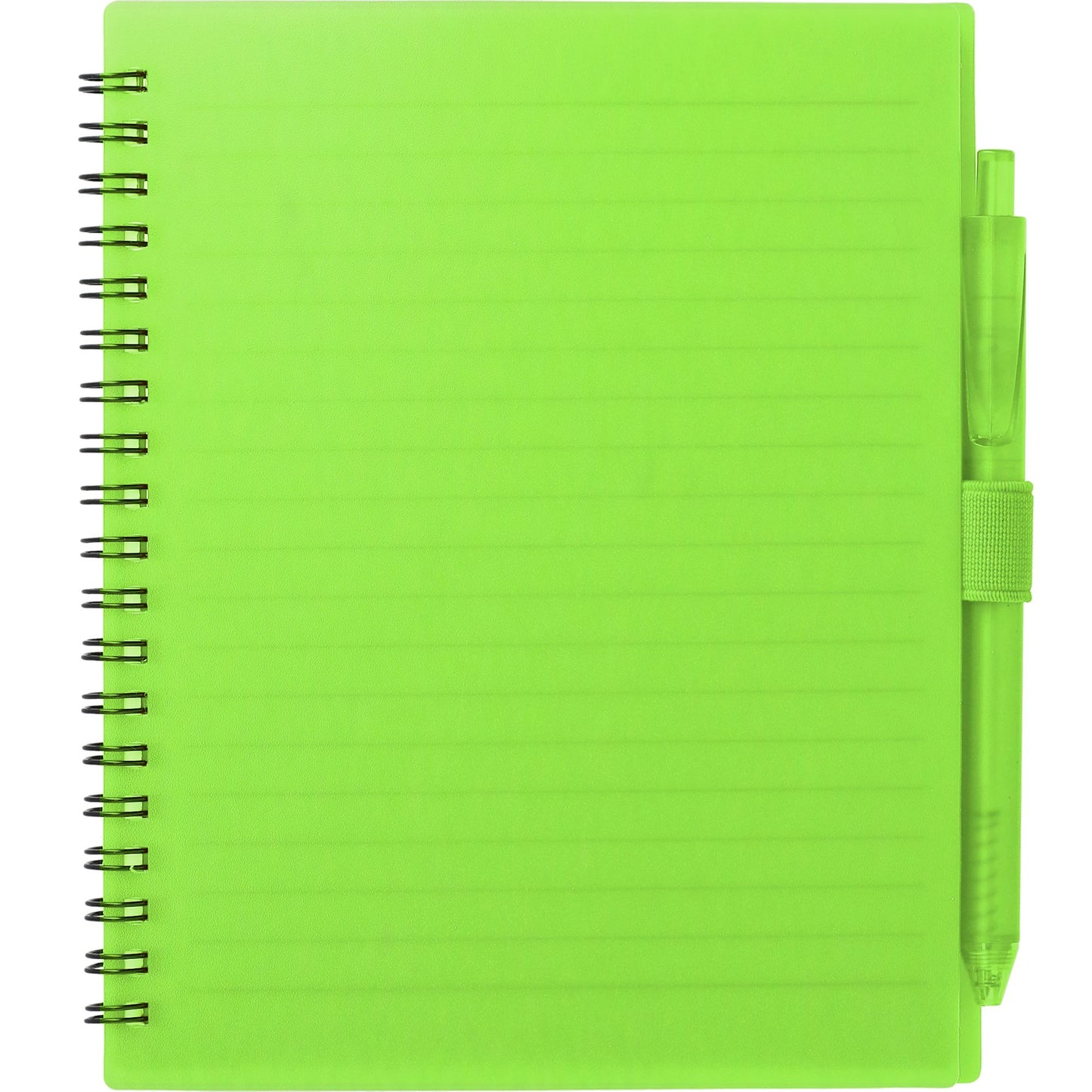 5.5” x 7” FSC® Recycled Spiral Notebook w/ RPET Pe