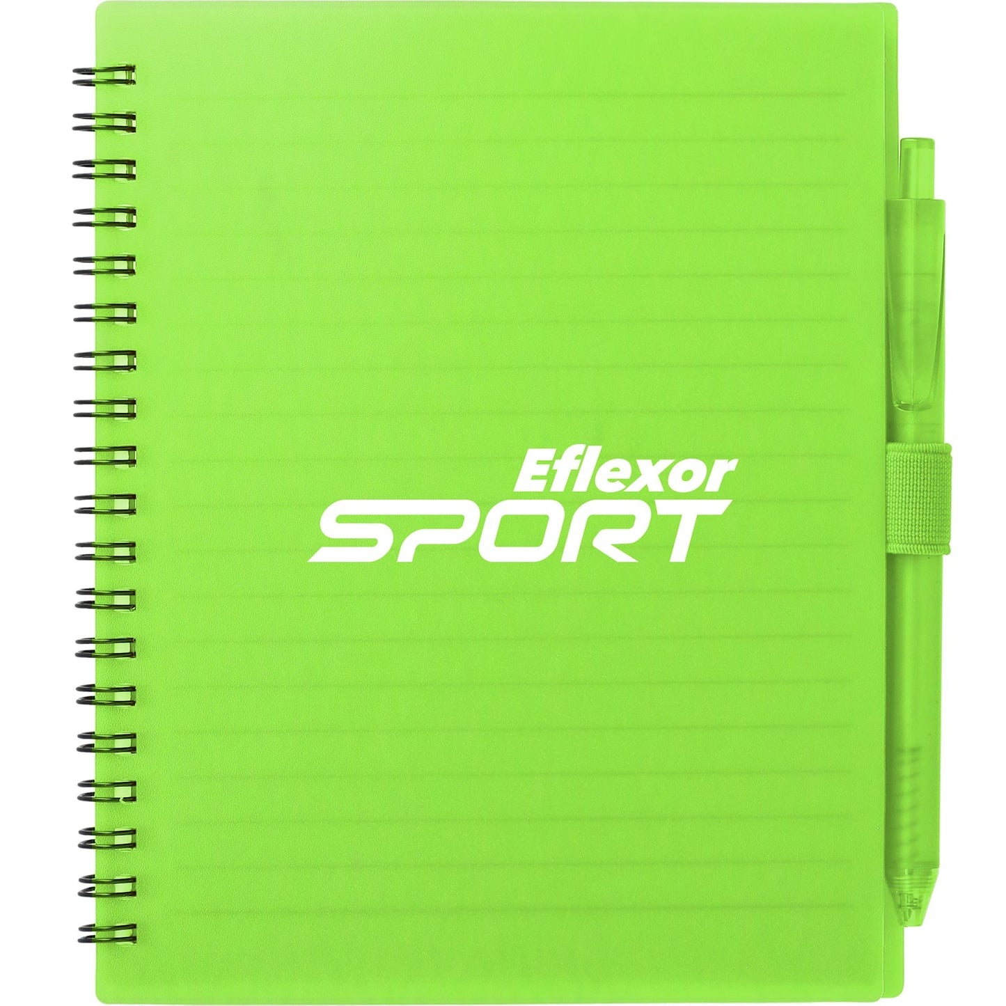 5.5” x 7” FSC® Recycled Spiral Notebook w/ RPET Pe