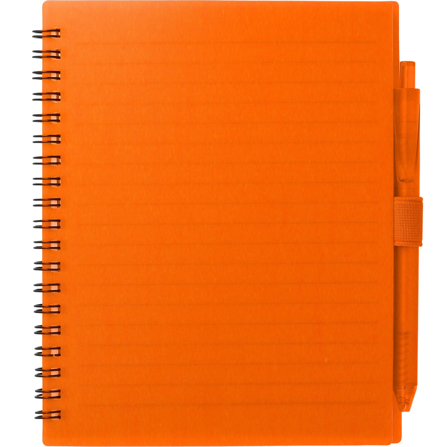 5.5” x 7” FSC® Recycled Spiral Notebook w/ RPET Pe