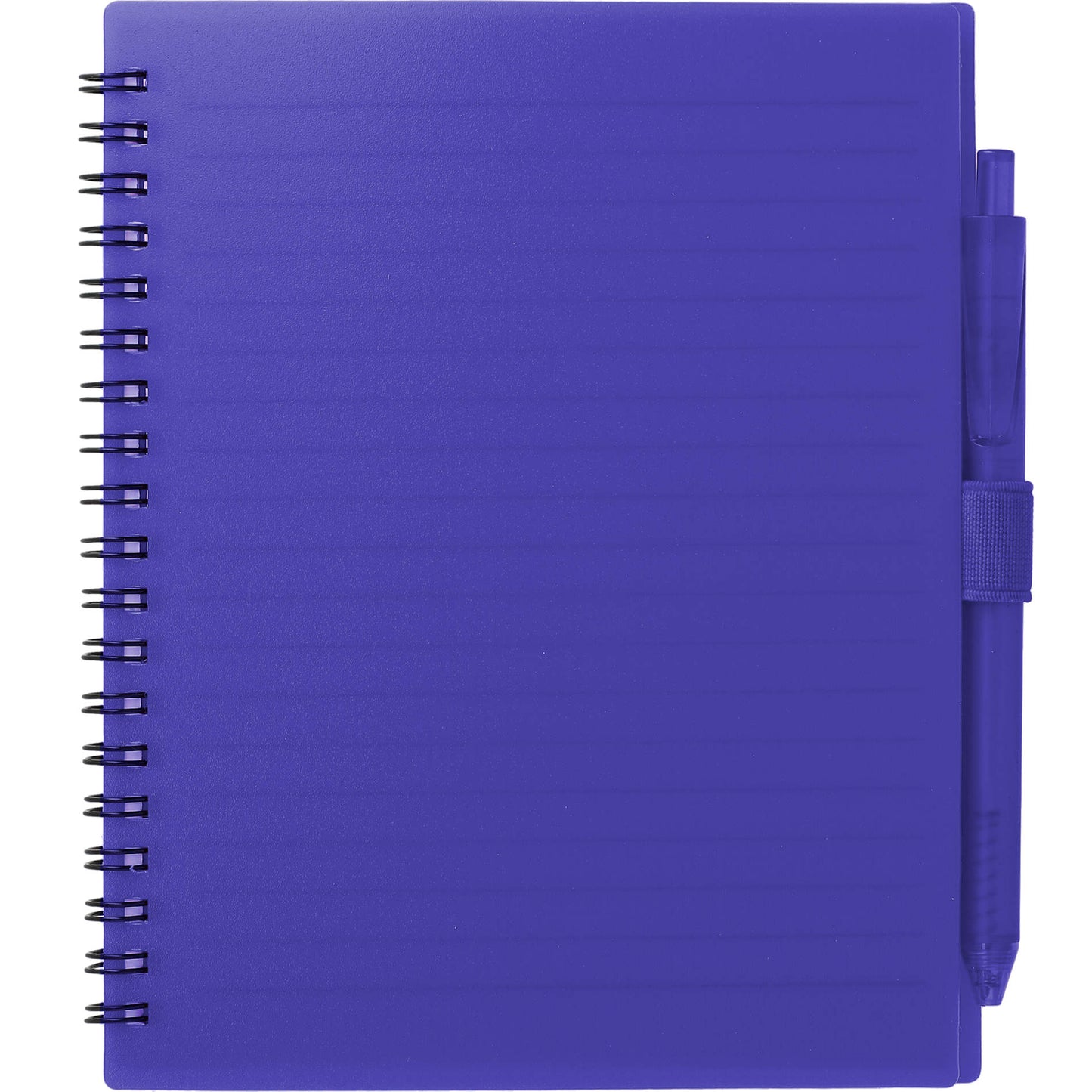 5.5” x 7” FSC® Recycled Spiral Notebook w/ RPET Pe