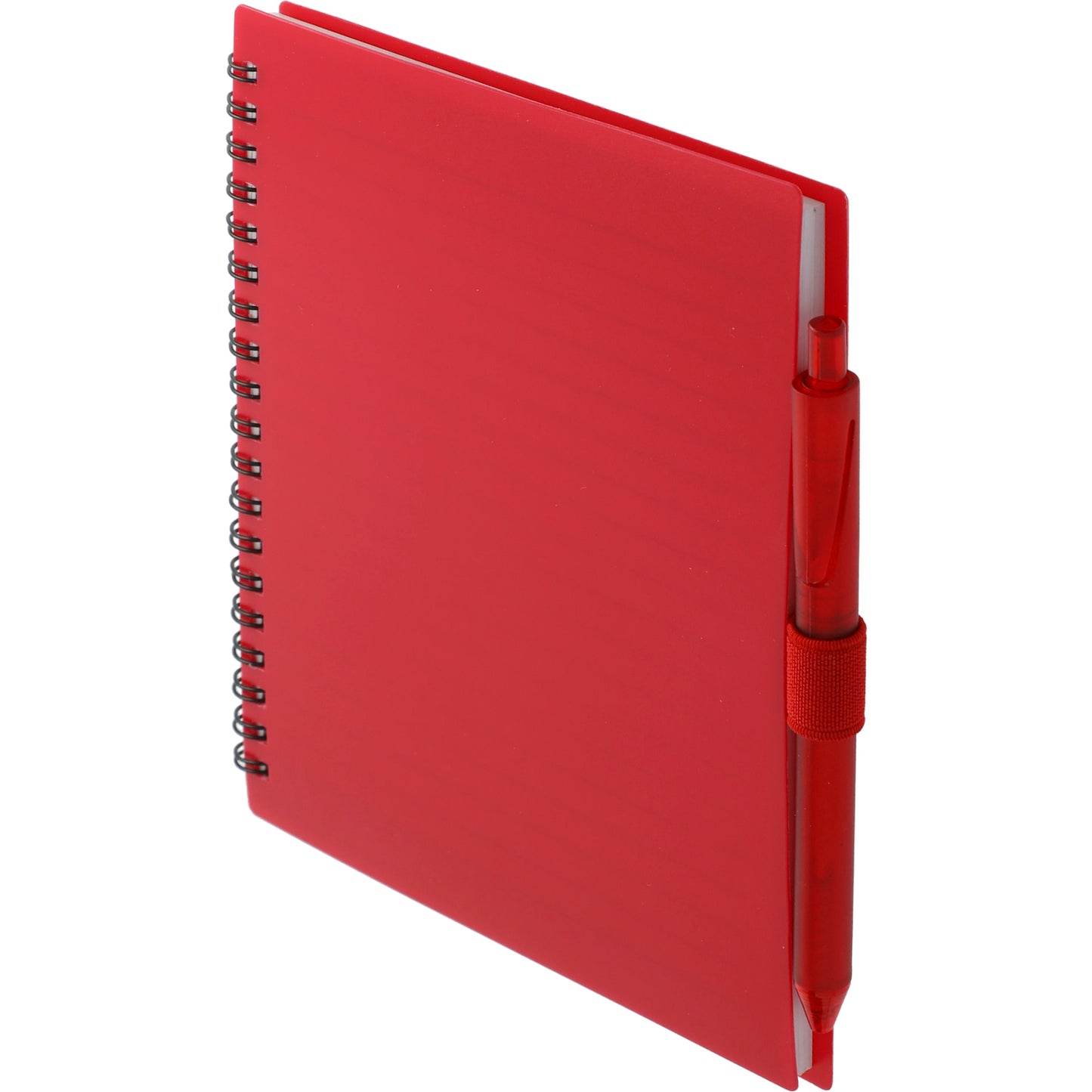 5.5” x 7” FSC® Recycled Spiral Notebook w/ RPET Pe