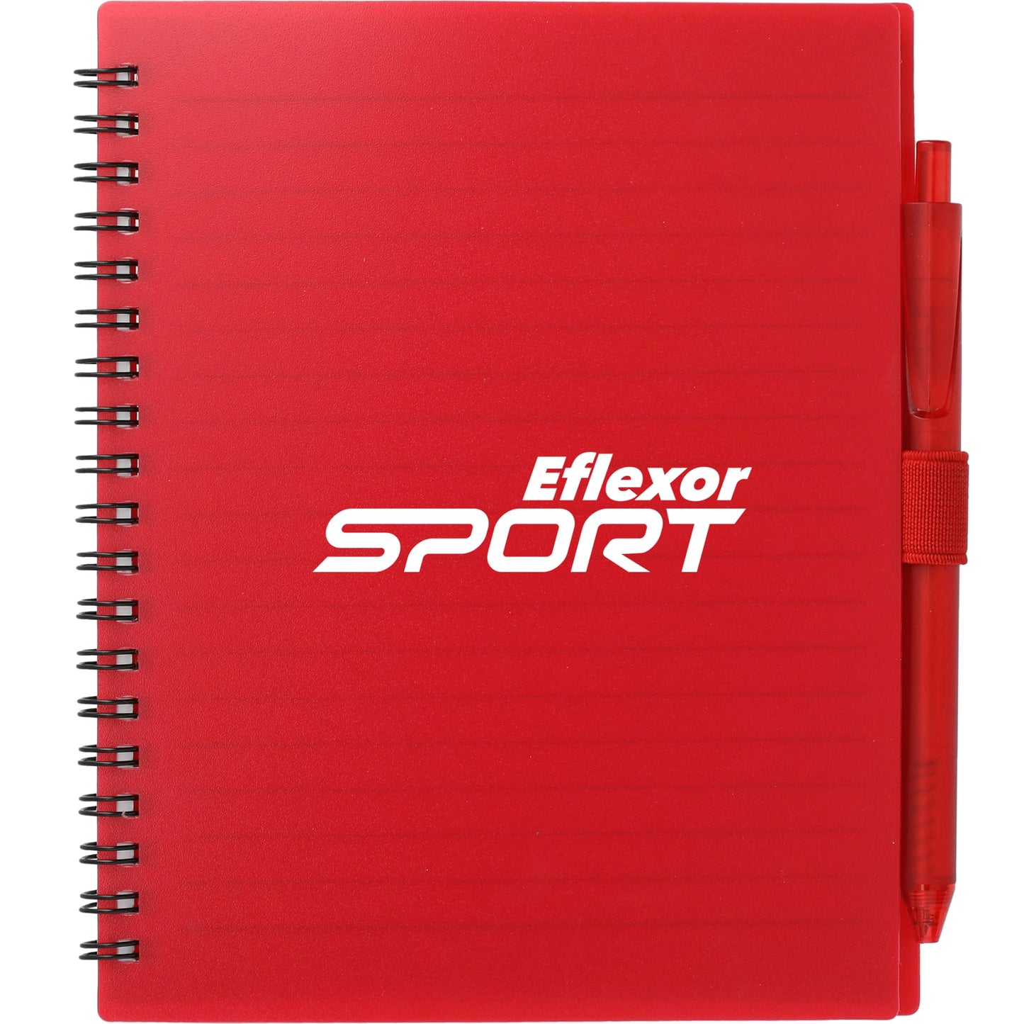 5.5” x 7” FSC® Recycled Spiral Notebook w/ RPET Pe