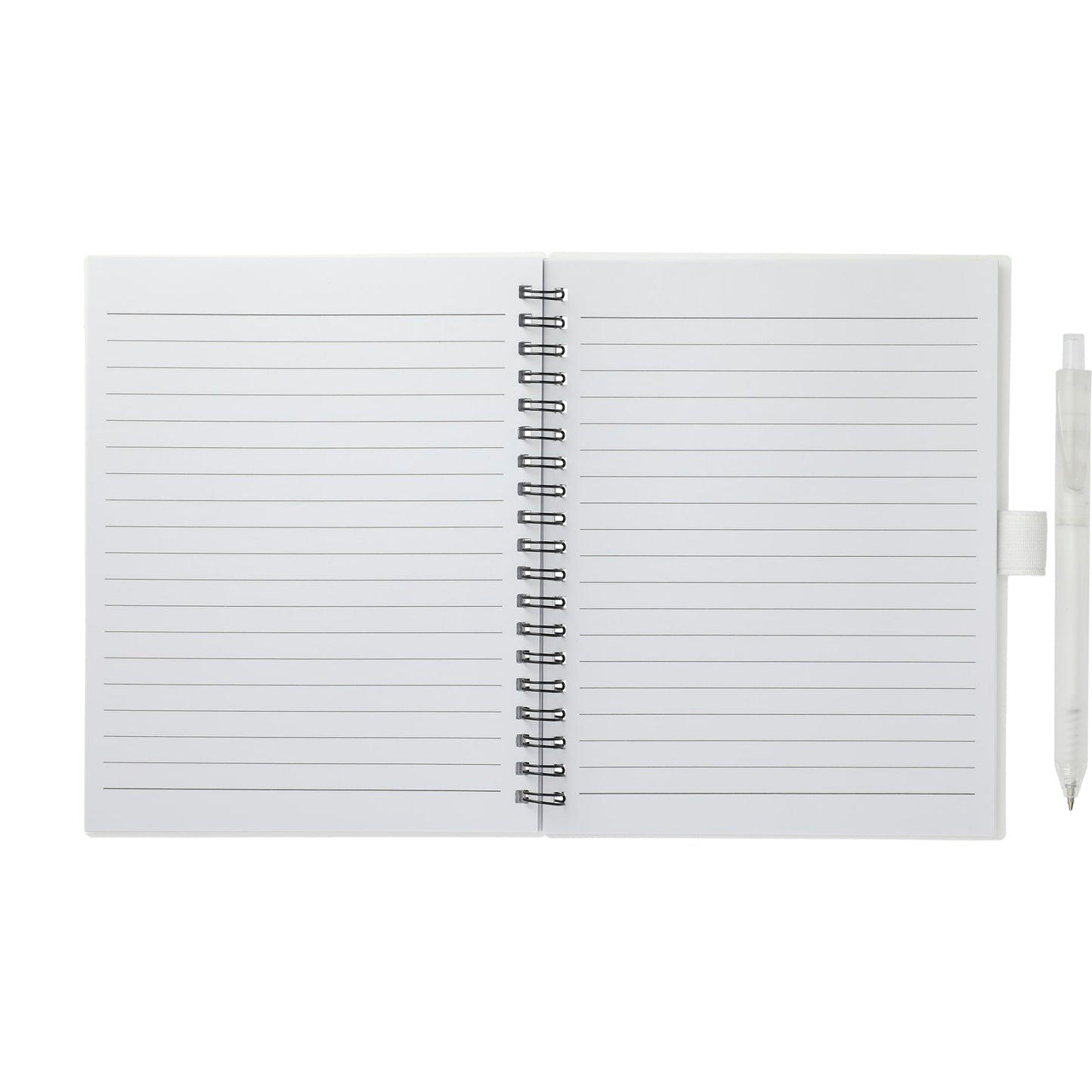 5.5” x 7” FSC® Recycled Spiral Notebook w/ RPET Pe