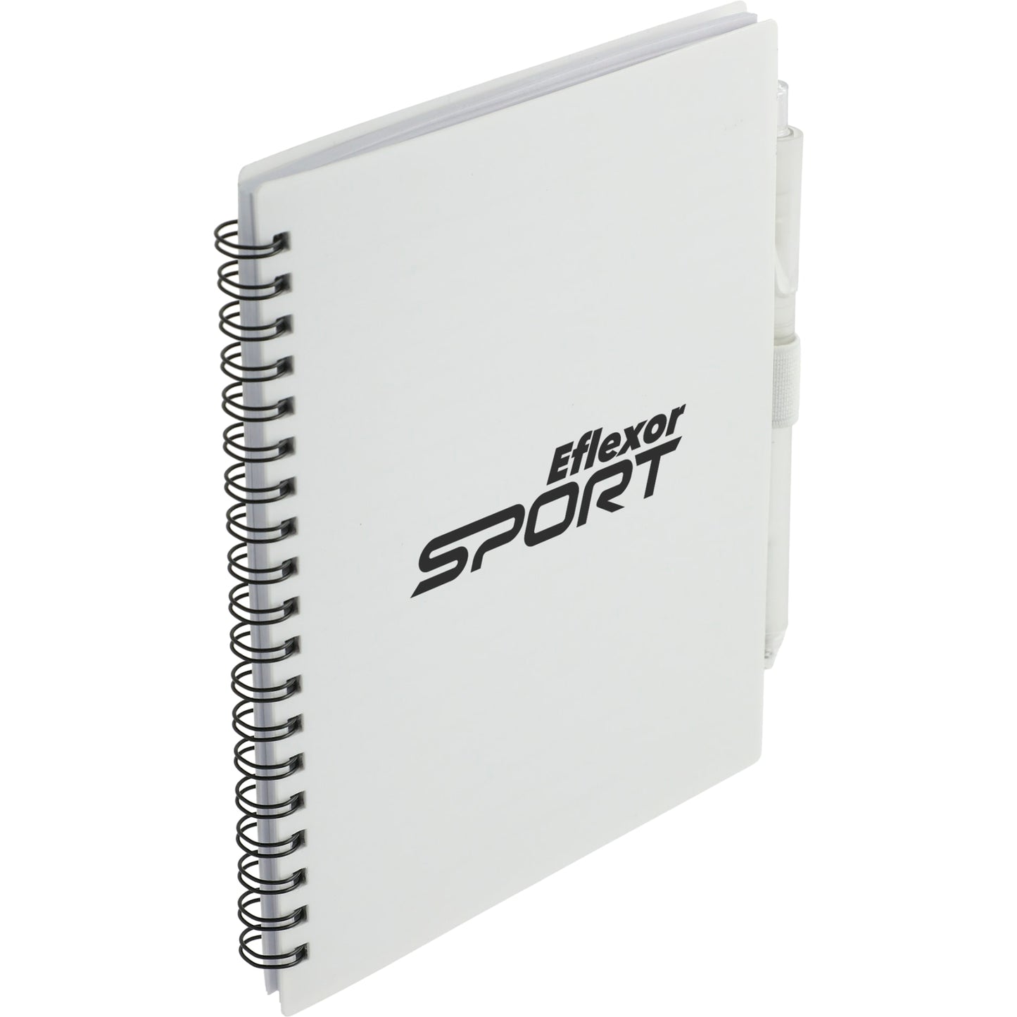 5.5” x 7” FSC® Recycled Spiral Notebook w/ RPET Pe