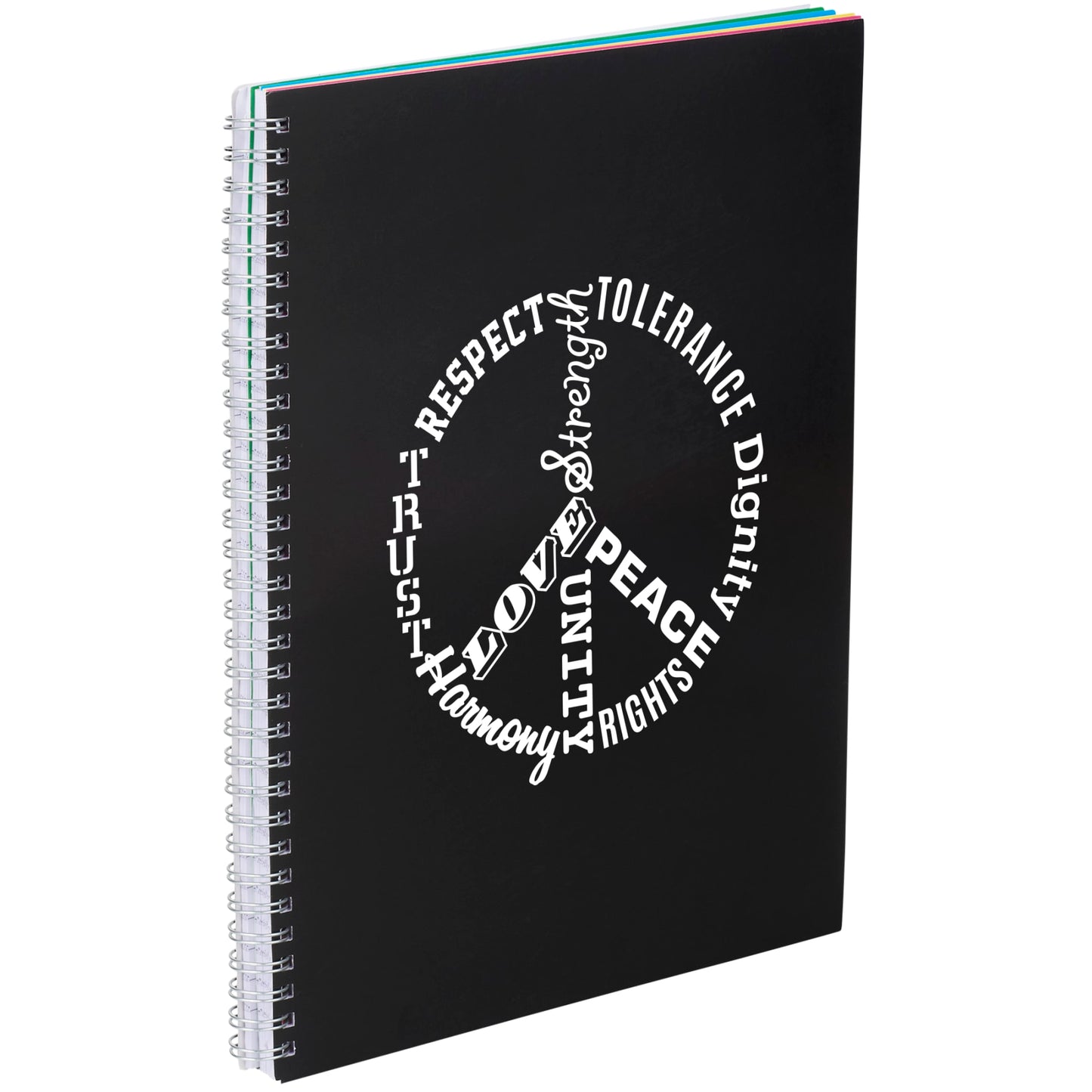 8.5" x 11" FSC® Mix Remark 5-subject Notebook