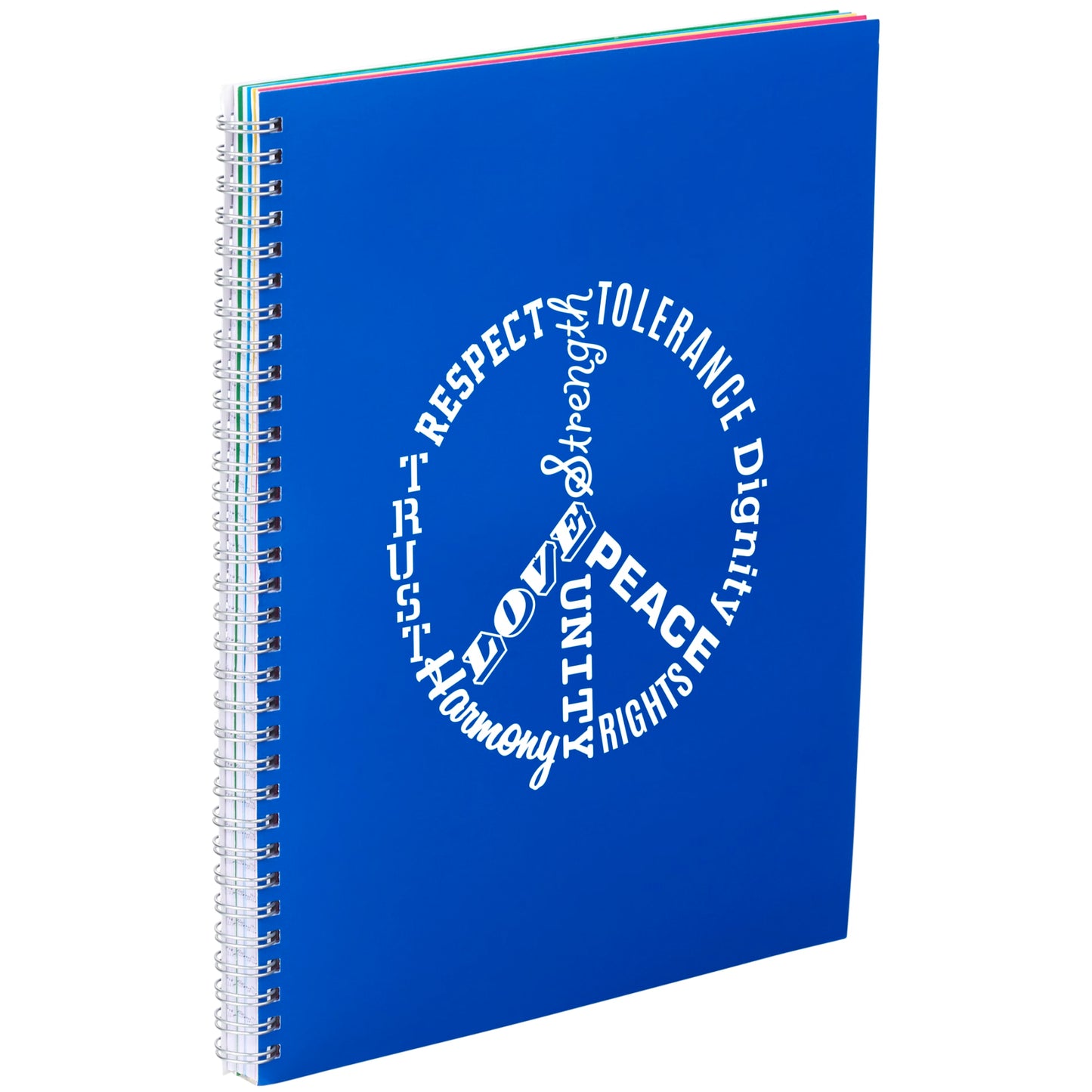 8.5" x 11" FSC® Mix Remark 5-subject Notebook