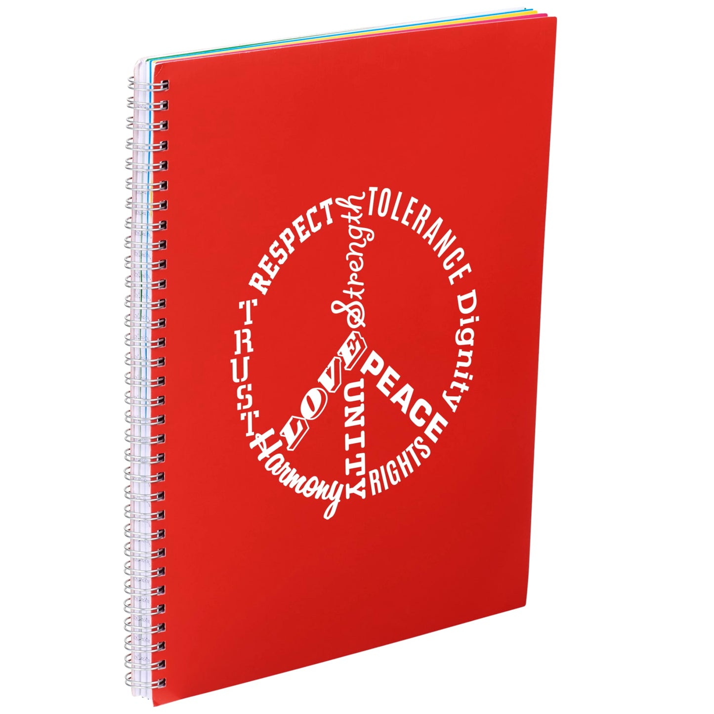 8.5" x 11" FSC® Mix Remark 5-subject Notebook