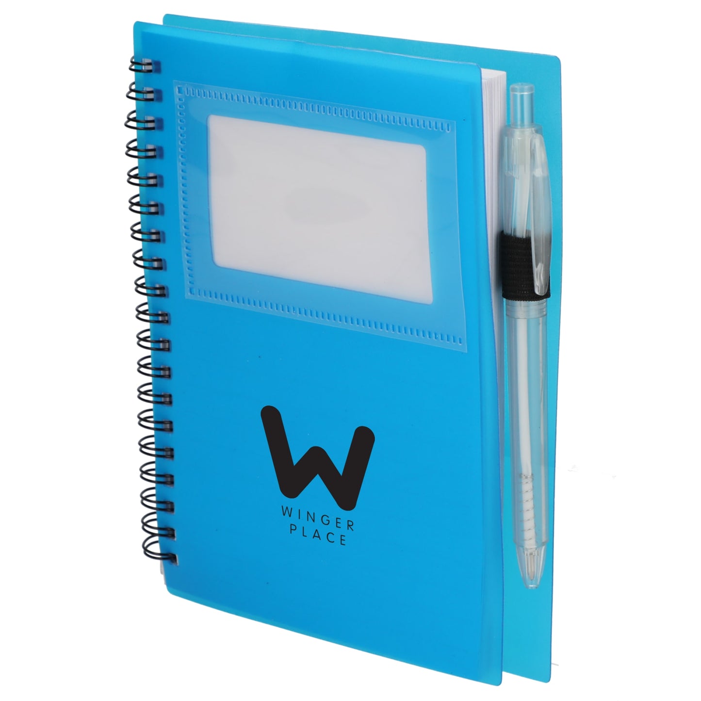 5" x 7" FSC® Recycled Star Spiral Notebook with Pe