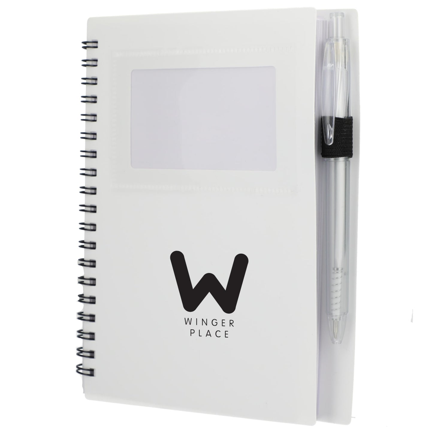 5" x 7" FSC® Recycled Star Spiral Notebook with Pe