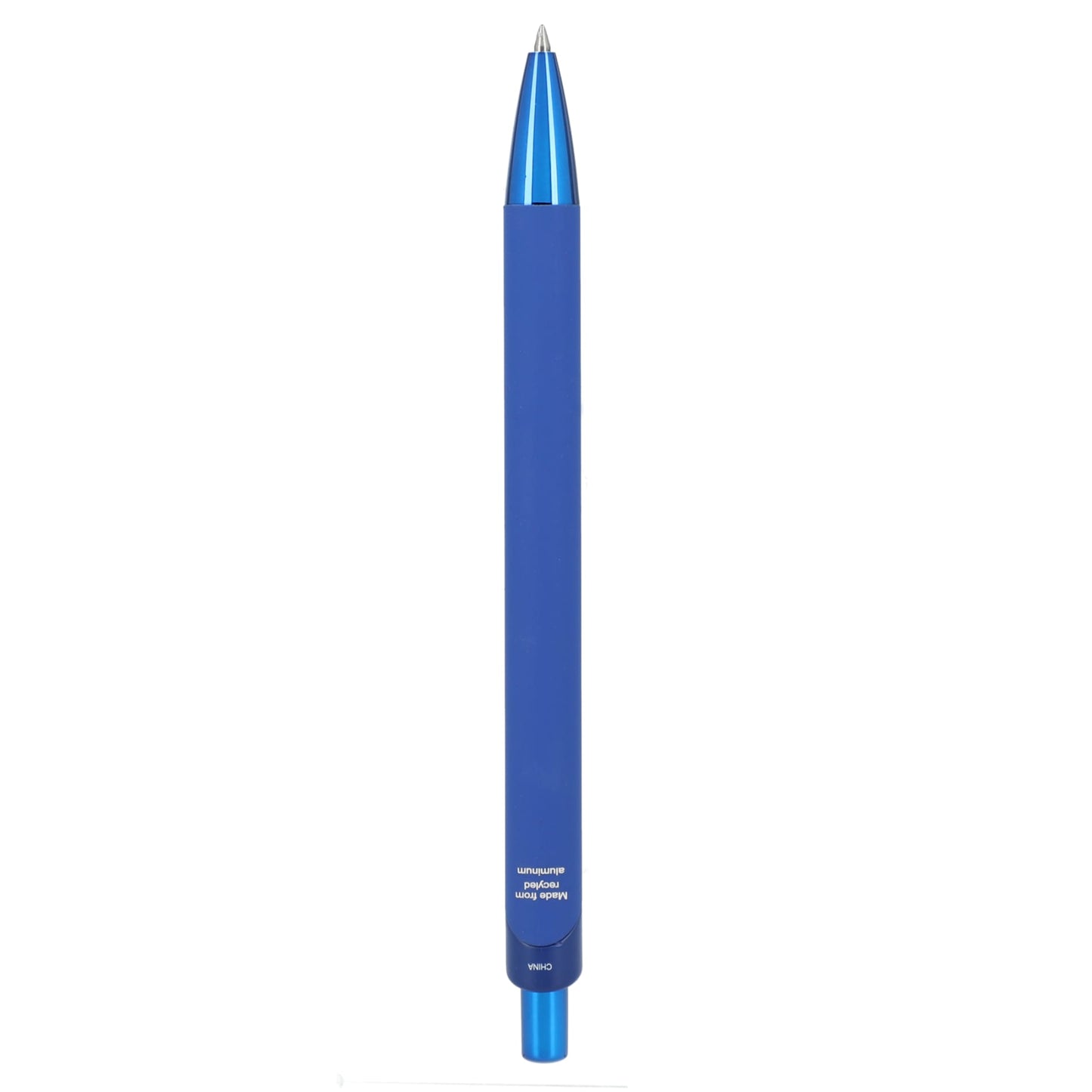 Metallic Recycled Aluminum Soft Touch Gel Pen