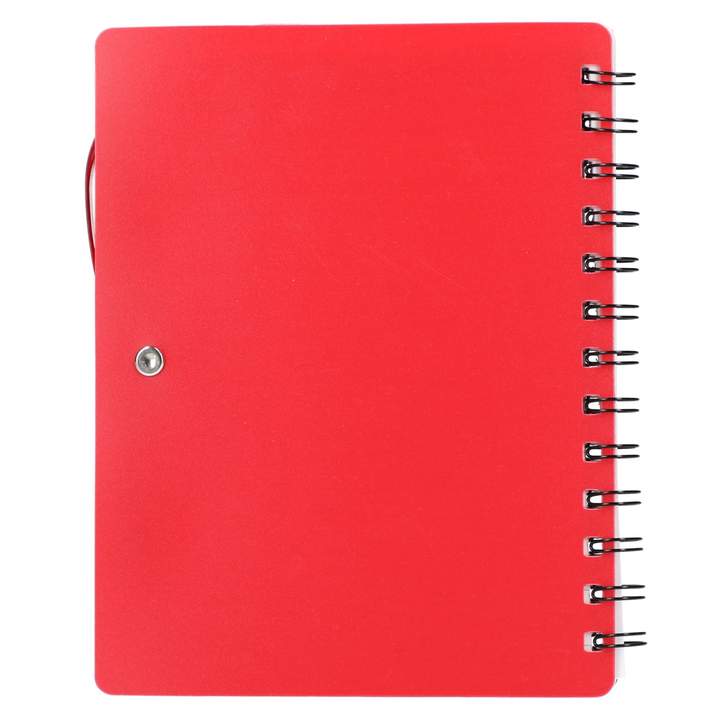 5" x 7" Recycled Dual Pocket Spiral Notebook w Pen