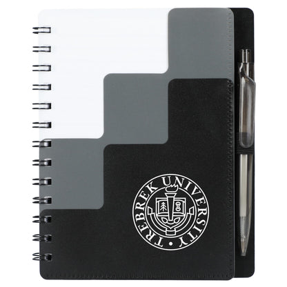 5" x 7" Recycled Pace Spiral Notebook w Pen