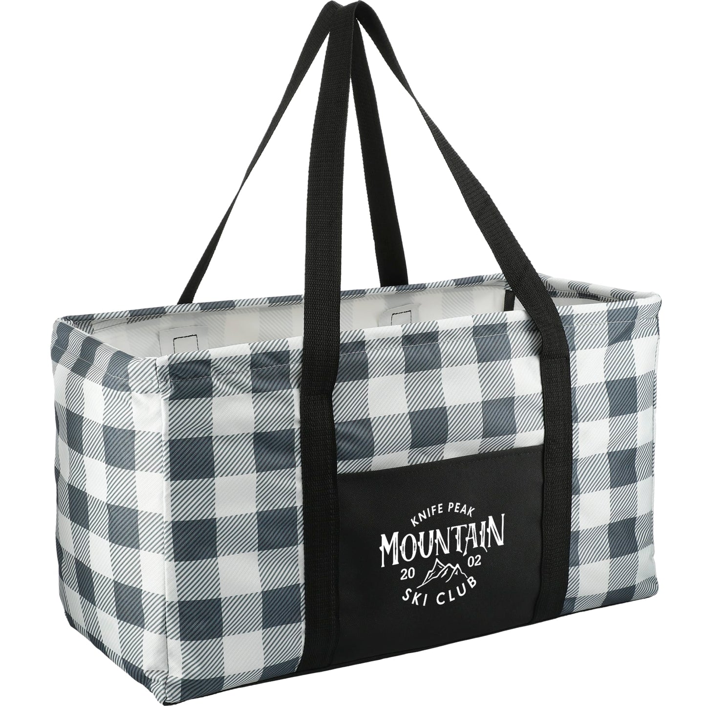 Buffalo Plaid Utility Tote