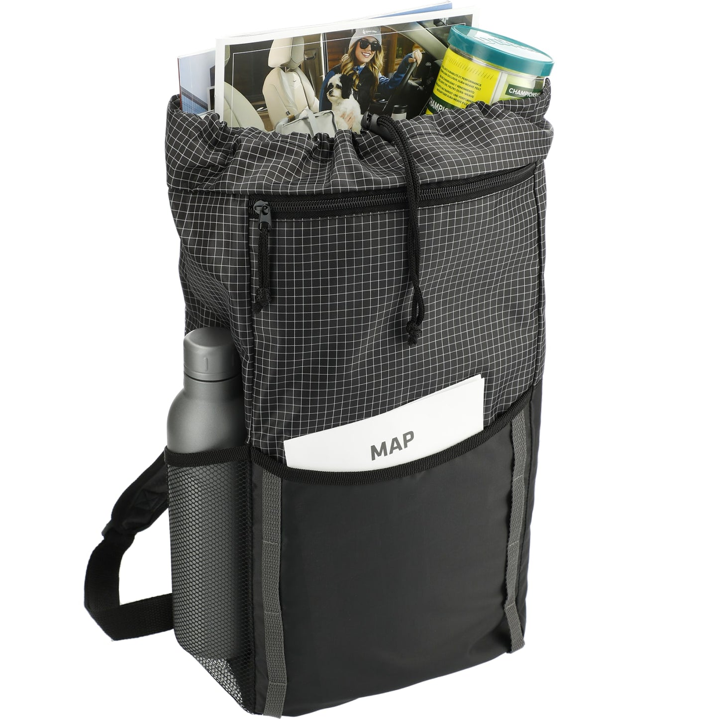 Grid 14L Drawstring Backpack