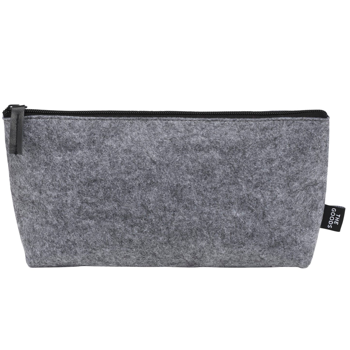 THE GOODS™ Recycled Felt Zippered Pouch with Full Color Print