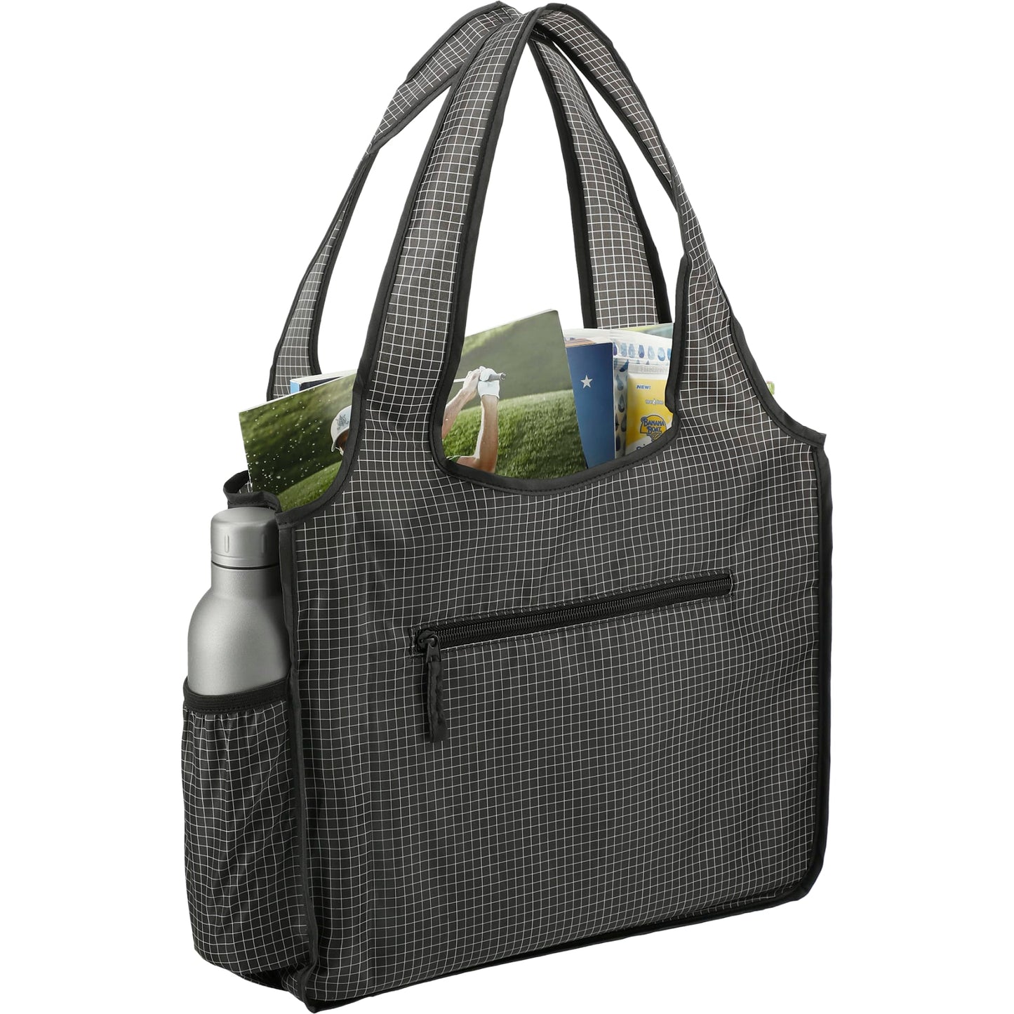 Grid Bungalow Tote