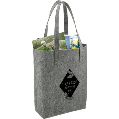 Recycled Felt Shopper Tote with Full Color Print