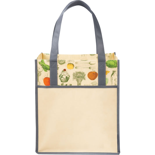 Big Grocery Vintage Laminated Non-Woven Tote