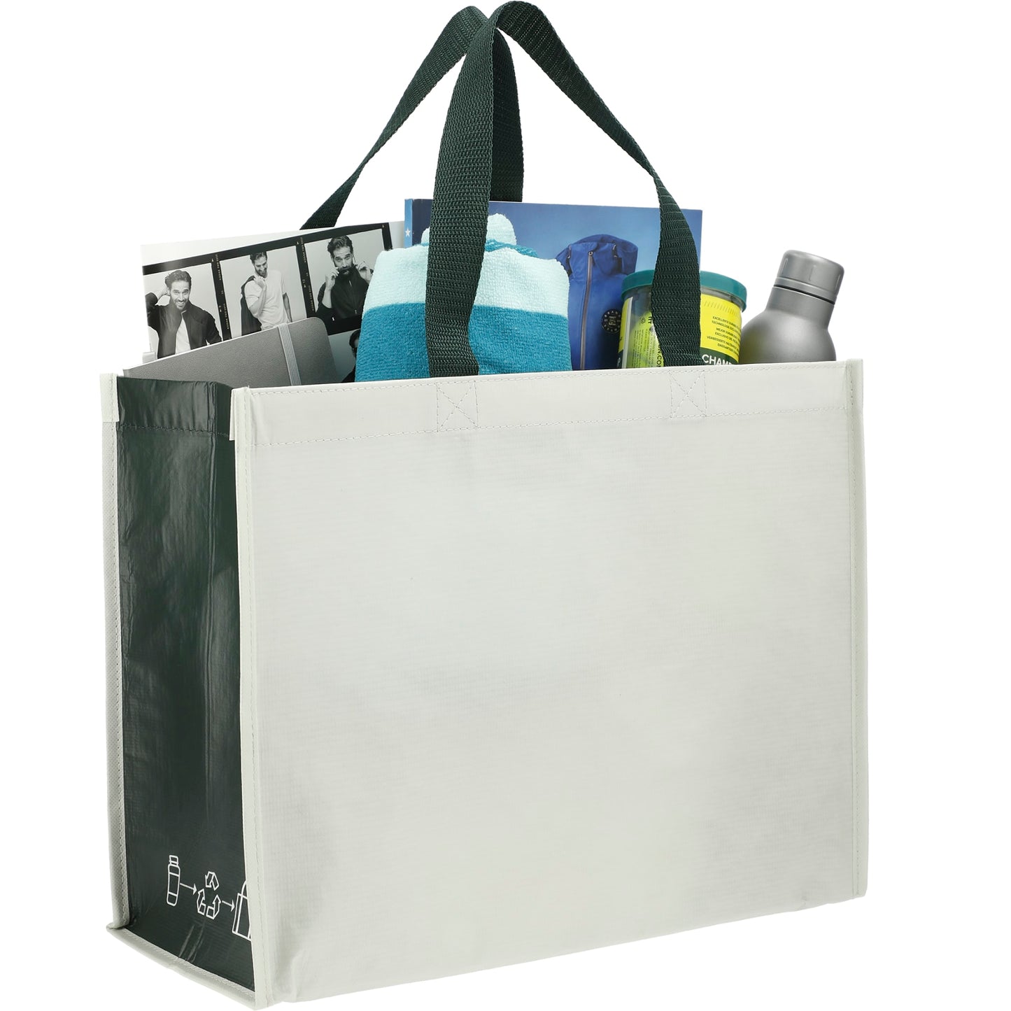 RPET Laminated Matte Shopper Tote