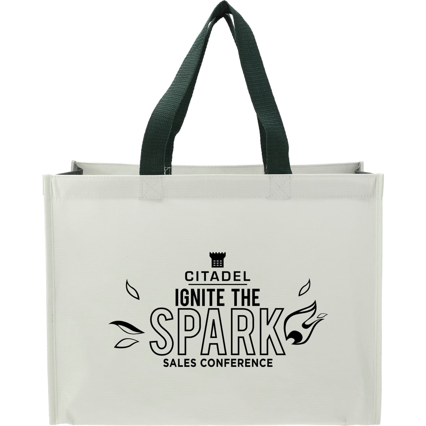 RPET Laminated Matte Shopper Tote