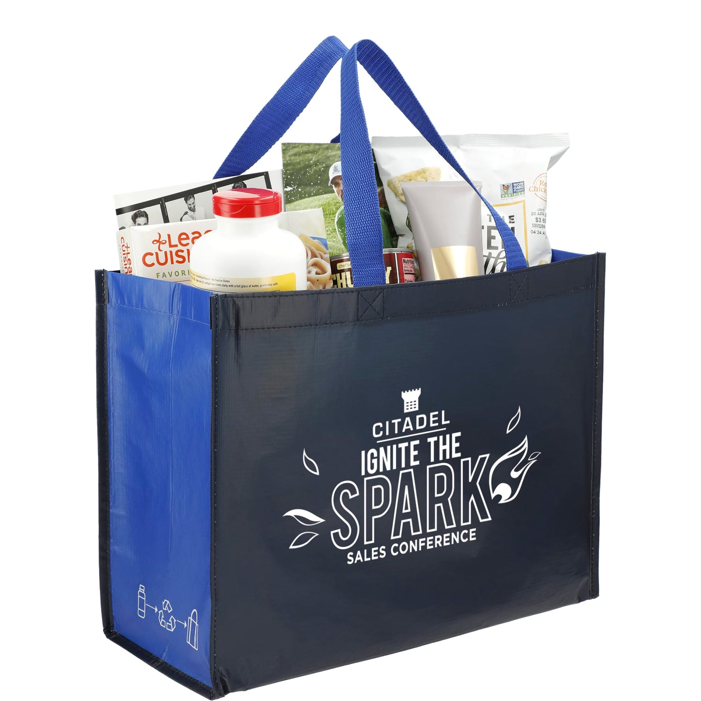 RPET Laminated Matte Shopper Tote