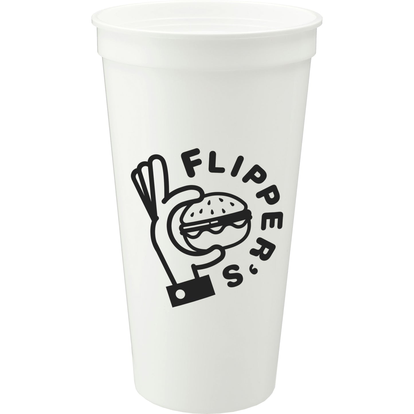 Solid 24oz Recycled Stadium Cup