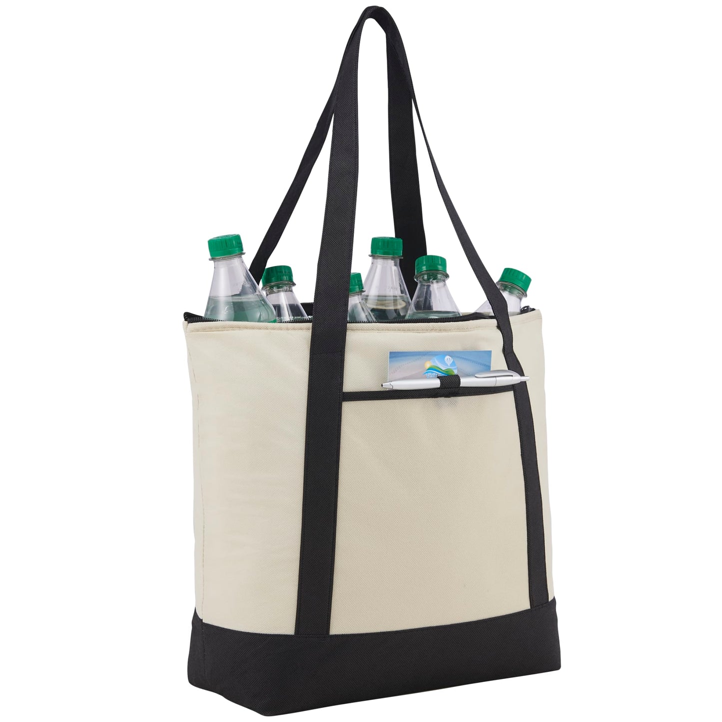 Lighthouse 24-Can Non-Woven Tote Cooler