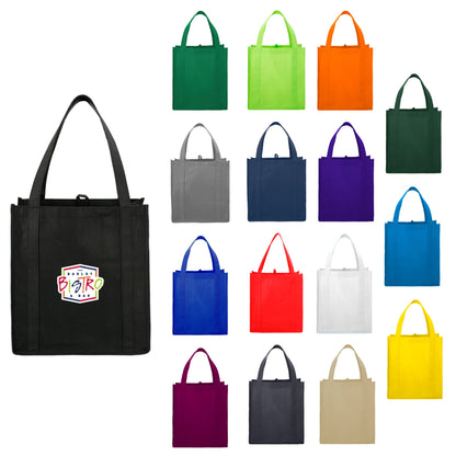 Little Juno Non-Woven Grocery Tote with Full Color Print