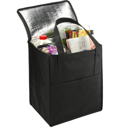 Hercules Flat Top Insulated Grocery Tote with Full Color Print