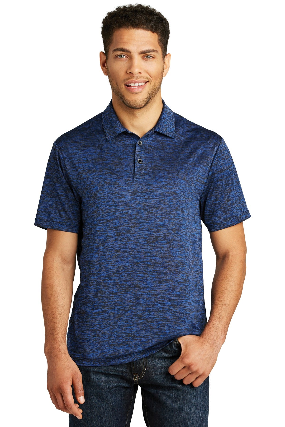 Sport-Tek® PosiCharge® Electric Heather Polo