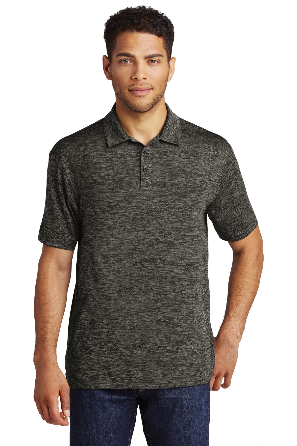 Sport-Tek® PosiCharge® Electric Heather Polo