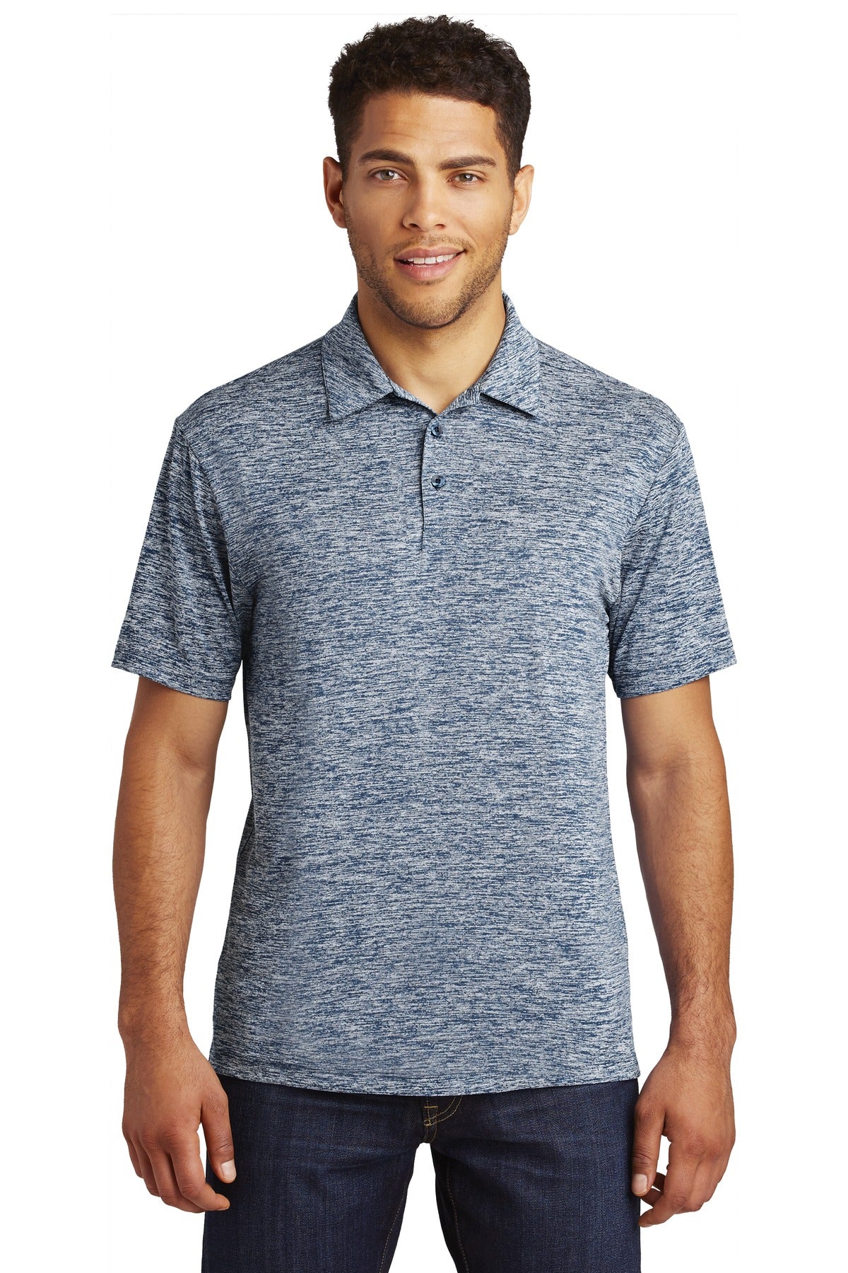 Sport-Tek® PosiCharge® Electric Heather Polo