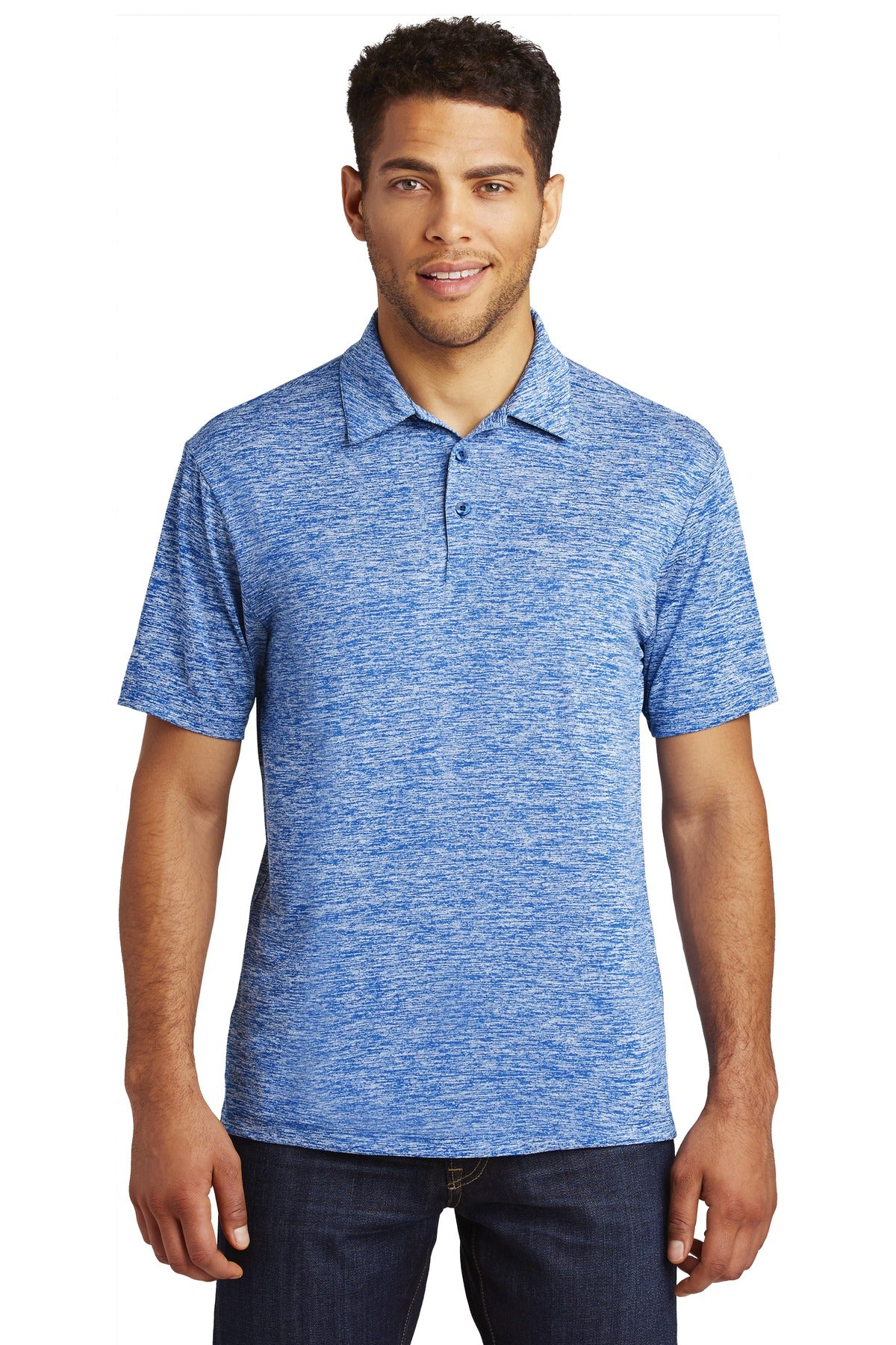 Sport-Tek® PosiCharge® Electric Heather Polo