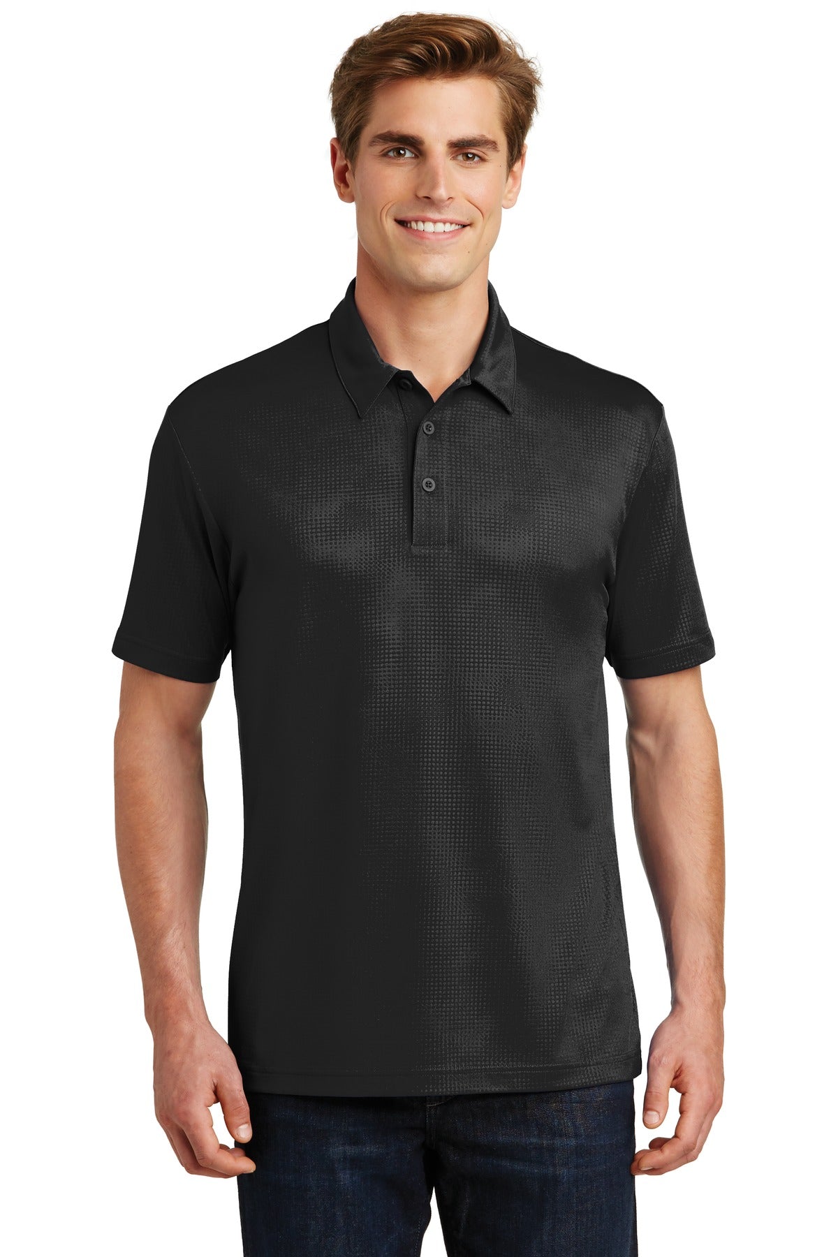 Sport-Tek® Embossed PosiCharge® Tough Polo®