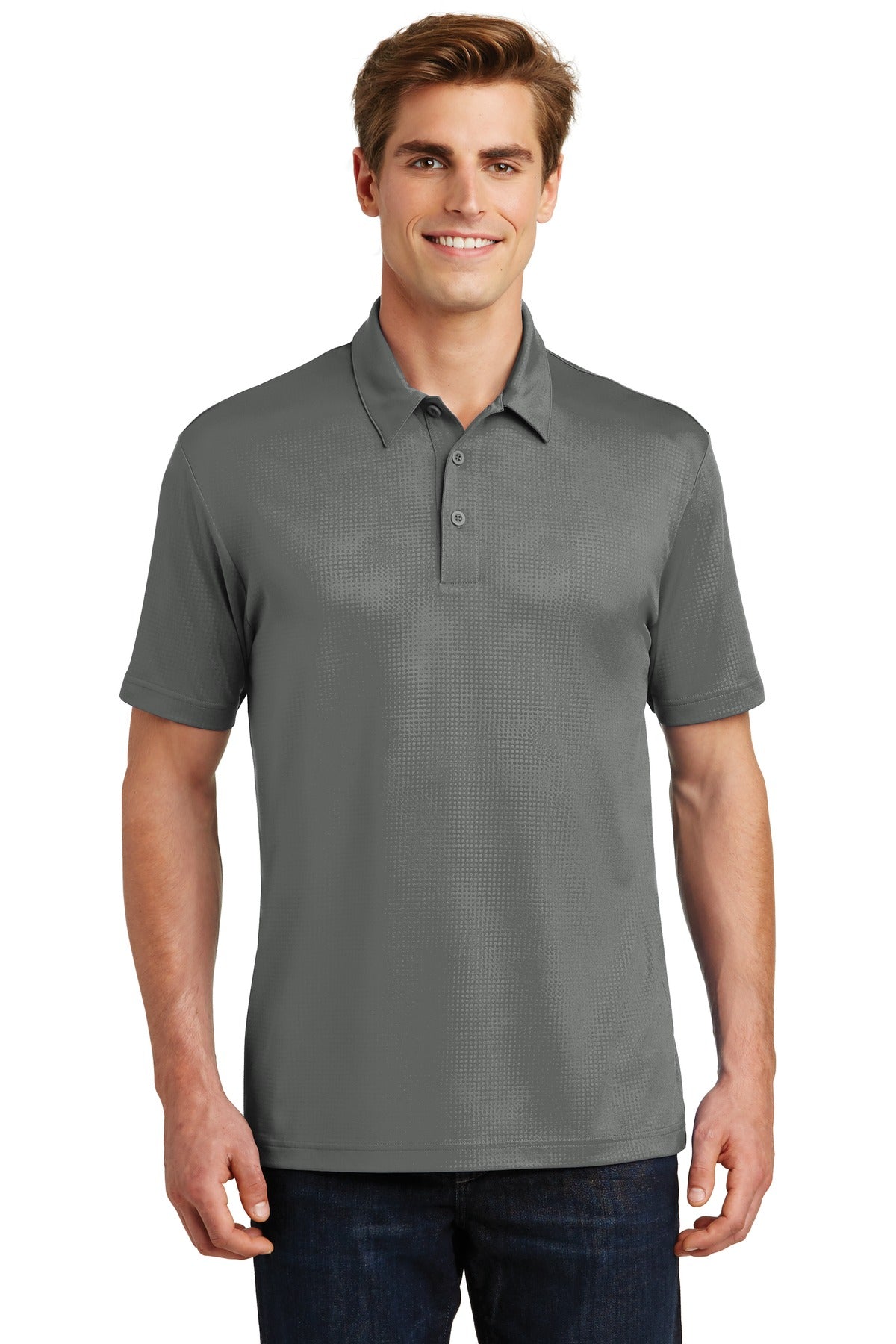 Sport-Tek® Embossed PosiCharge® Tough Polo®