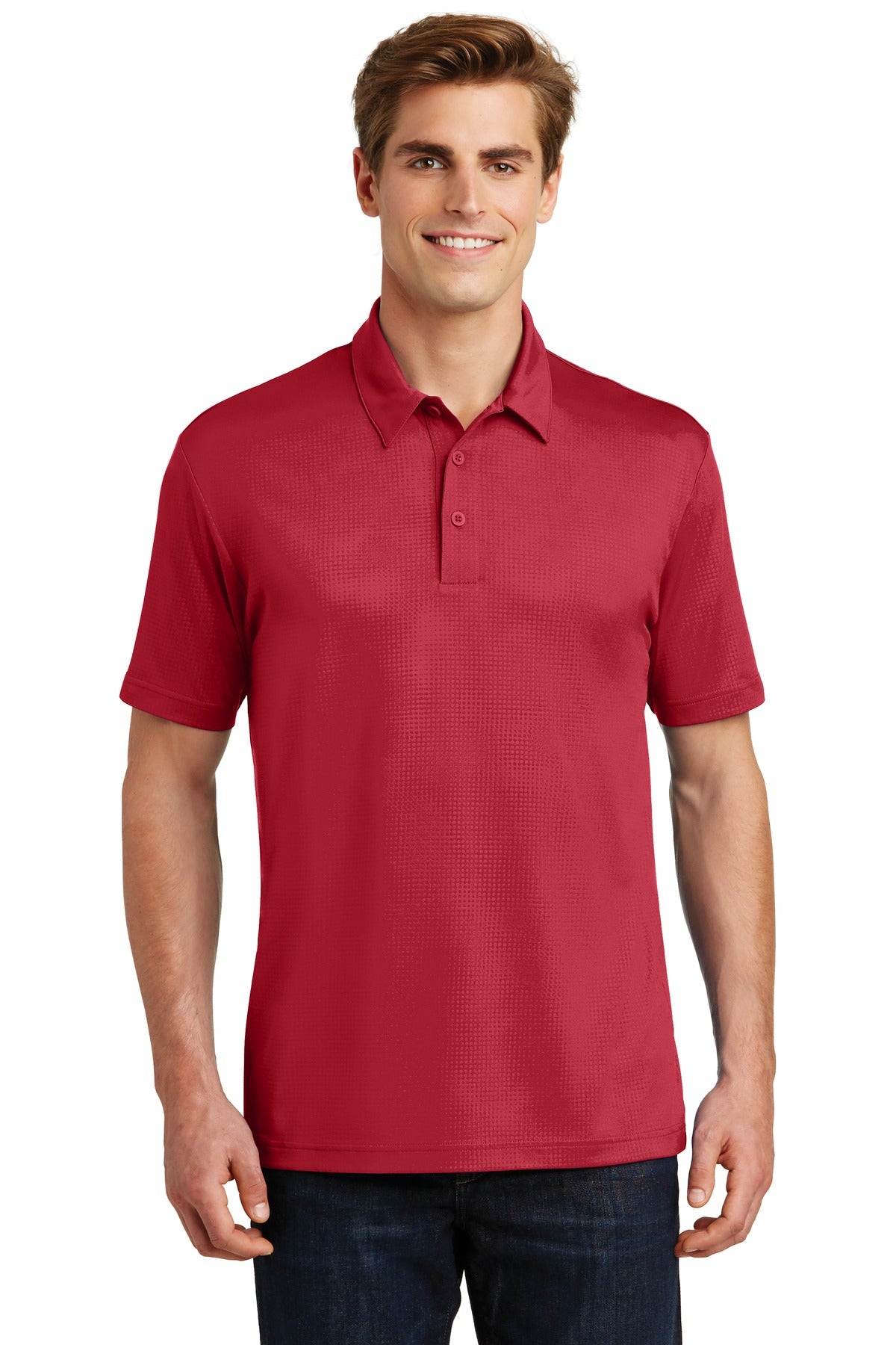 Sport-Tek® Embossed PosiCharge® Tough Polo®