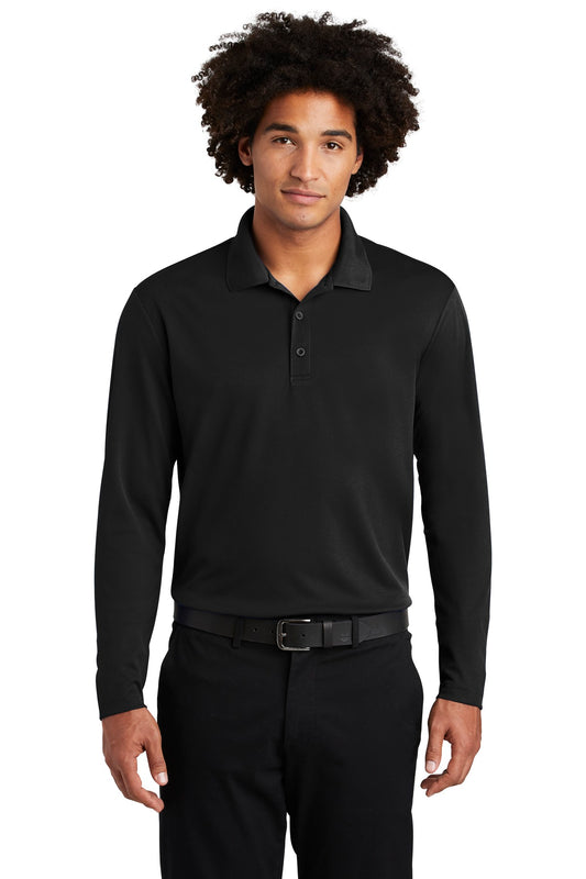 Sport-Tek® PosiCharge® RacerMesh® Long Sleeve Polo