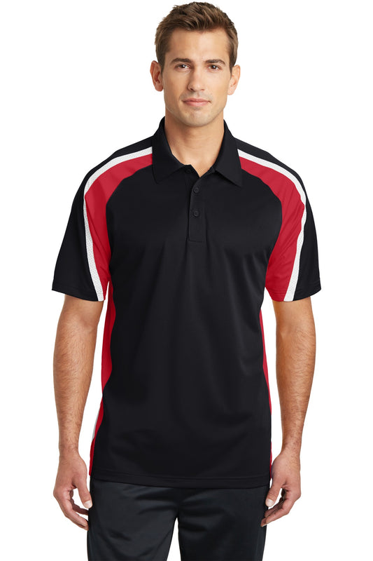 Sport-Tek® Tricolor Micropique Sport-Wick® Polo