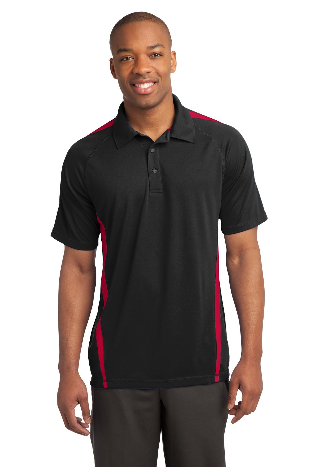 Sport-Tek® PosiCharge® Micro-Mesh Colorblock Polo