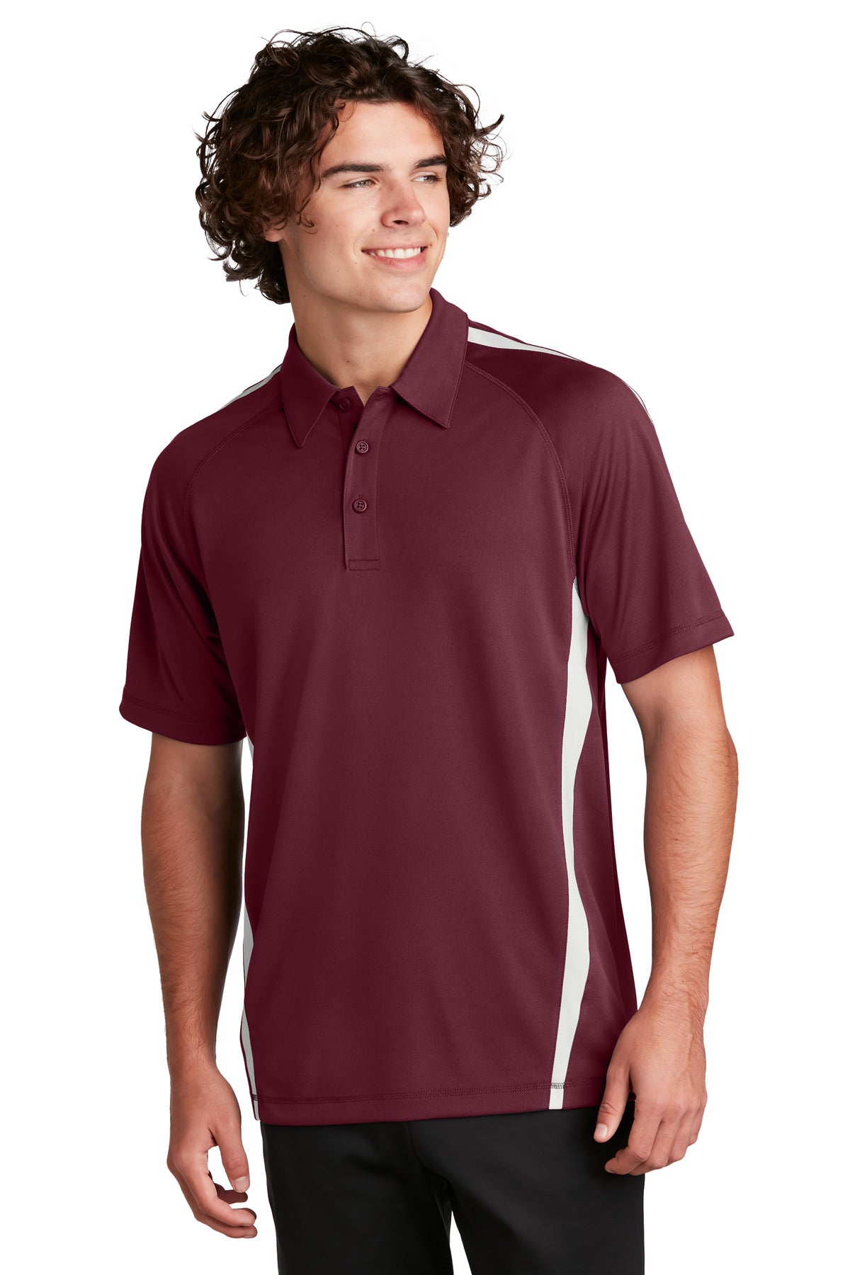 Sport-Tek® PosiCharge® Micro-Mesh Colorblock Polo