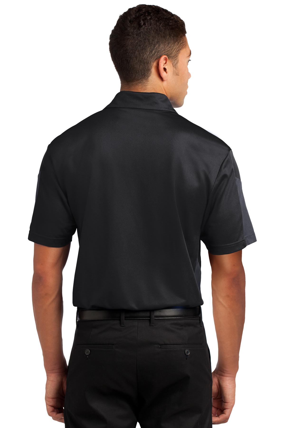 Sport-Tek® PosiCharge® Active Textured Colorblock Polo