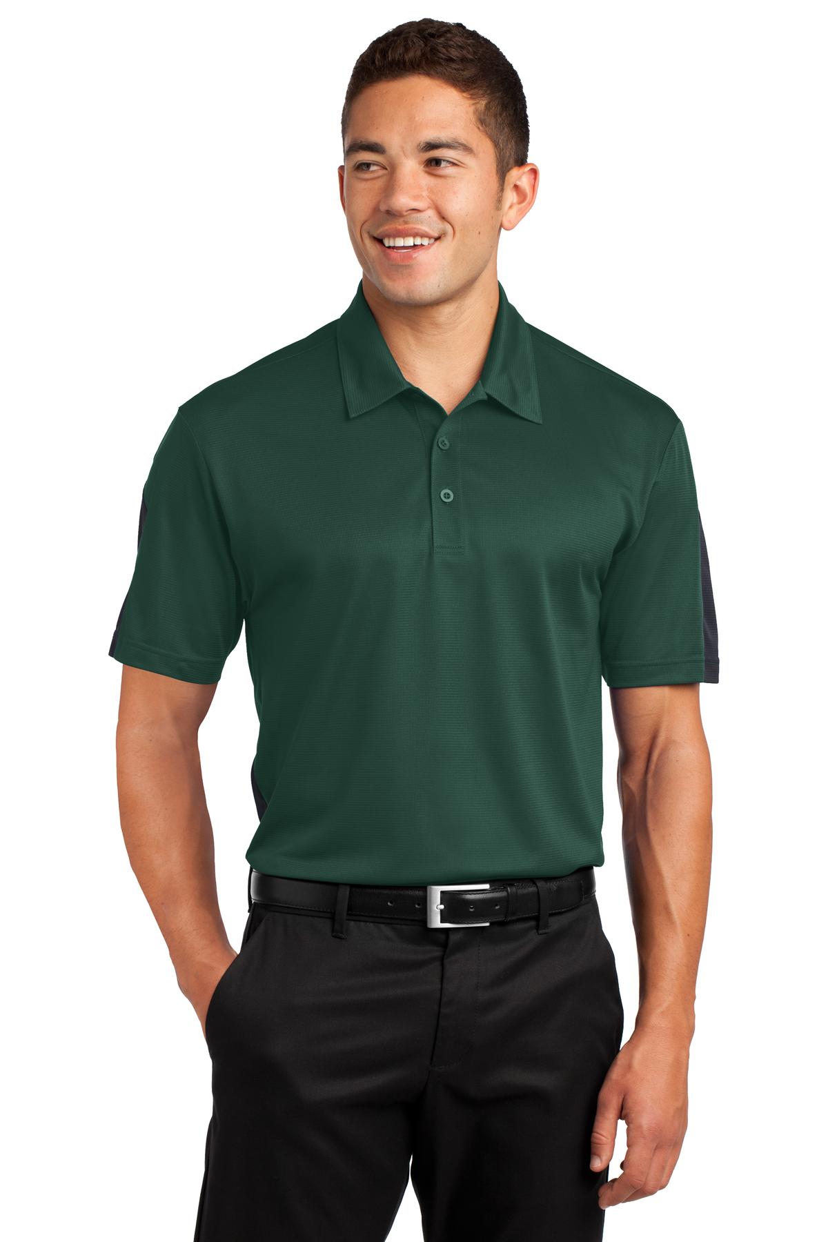 Sport-Tek® PosiCharge® Active Textured Colorblock Polo